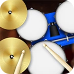 drum set - perform and record drum kit show android application logo